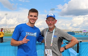 Willett Father-son combo pull in gold in hammer throw